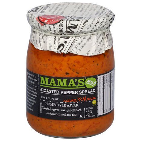 Mama's Roasted Pepper Spread, Homestyle Ajvar, Mild - 19 Ounces