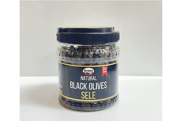Ikram Sele Natural Black Olives - 700 Grams
