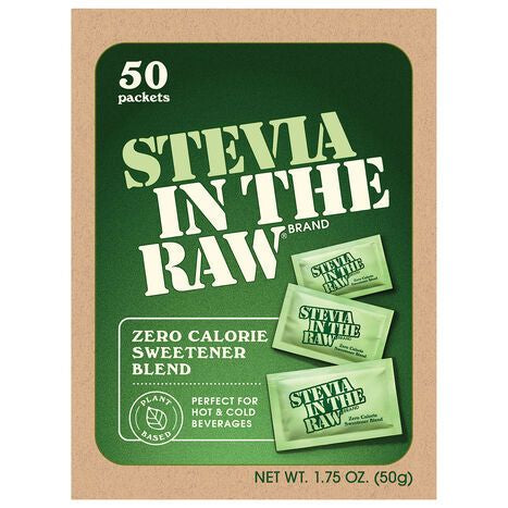 Stevia in the Raw Zero Calorie Sweetener Blend - 50 Packets