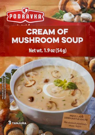 Podravka Soup, Cream of Mushroom - 1.9 Ounces