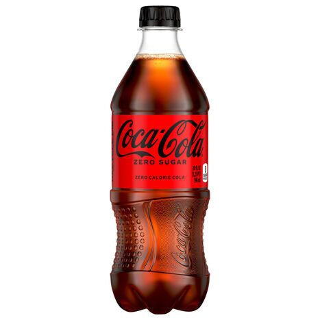 Coca-Cola Cola, Zero Sugar - 20 Fluid Ounces
