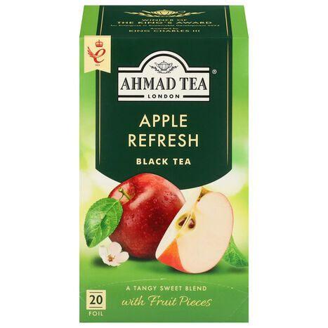 Ahmad Tea Tea Bags Apple Refresh Black Tea - 20 x 2 Gram Bags