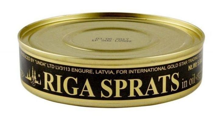 Old Riga Smoked Sprats in Oil - 250 Grams