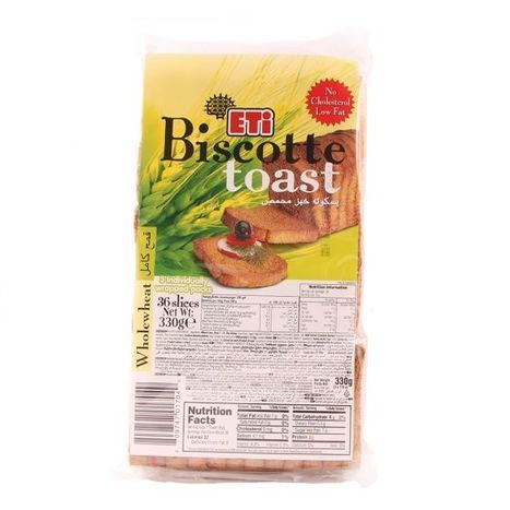 Eti Wholewheat Toast - 12 Ounces