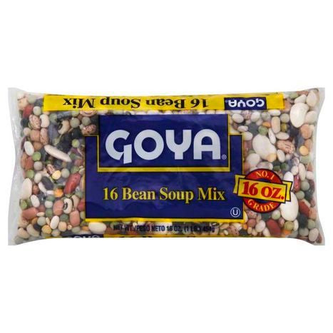 Goya Soup Mix, 16 Bean - 16 Ounces