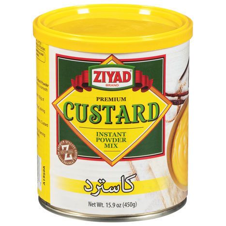 Ziyad Instant Powder Mix, Custard, Premium - 15.9 Ounces