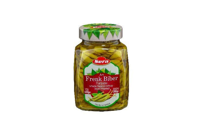 Sera Hot Peppers In Brine - 22.6 Ounces