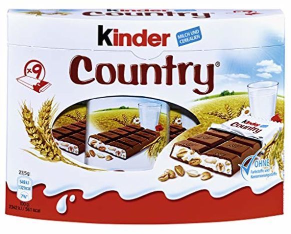 Kinder Country Milk Chocolate - 23.5 Grams
