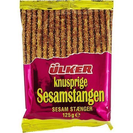 Ulker Knusprige Sesampinnar Sesame Stick Cracker - 125 Grams