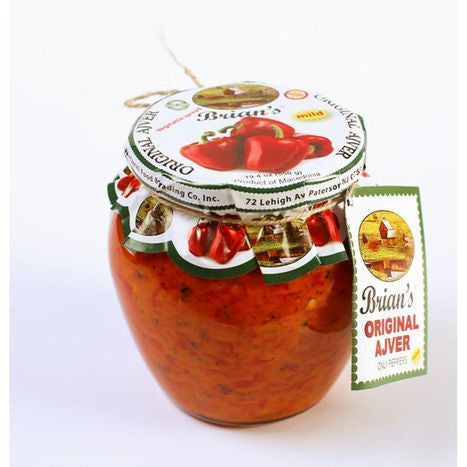 Brian's Original Ajver Mild Only Peppers - 550 Grams