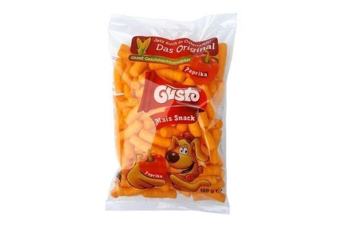 Gusto Paprika Snacks - 2.8 Ounces