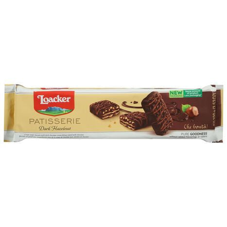 Loacker Dark Hazelnut Patisserie - 3.53 Ounces