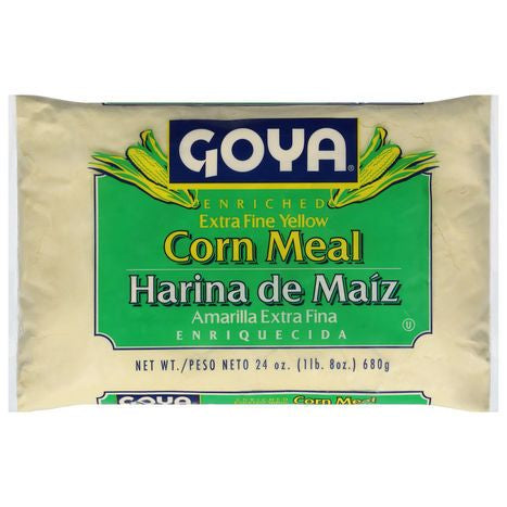 Goya Corn Meal, Enriched, Extra Fine Yellow - 24 Ounces