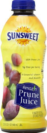 Sunsweet 100% Juice, Prune - 32 Fluid Ounces