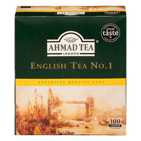 Ahmad Tea Tea, English, No.1. Tea Bags - 100 x 2 Gram Bags