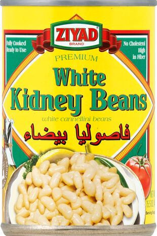Ziyad Kidney Beans, White - 15.5 Ounces