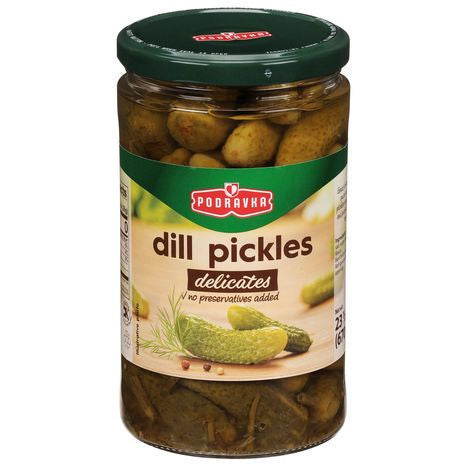Podravka Pickles, Dill, Delicates - 23.5 Ounces