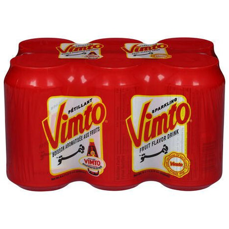 Vimto Drink, Fruit Flavor, Sparkling - 6 x 11.2 Fluid Ounces