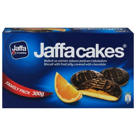 Jaffa Crvenka Biscuit, Jaffa Cakes, Family Pack - 10.71 Ounces