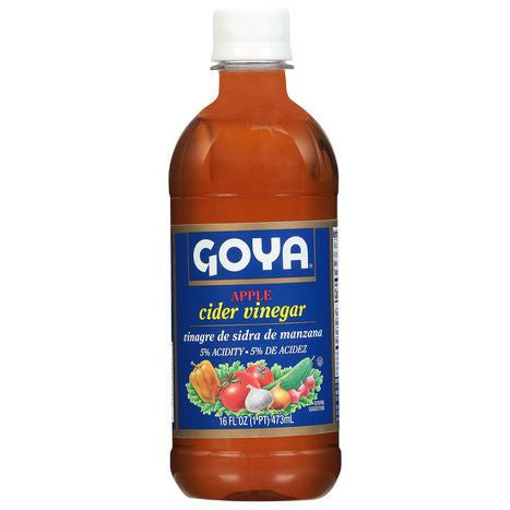 Goya Cider Vinegar, Apple - 16 Fluid Ounces