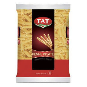 Tat Penne Rigate durum wheat pasta, 454 g (16 oz) bag