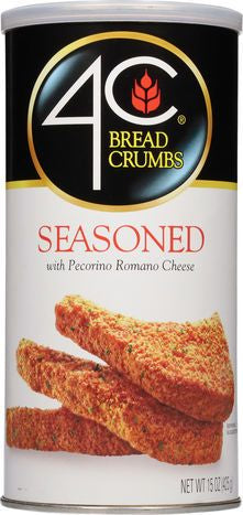 4C Bread Crumbs, Seasoned - 15 Ounces