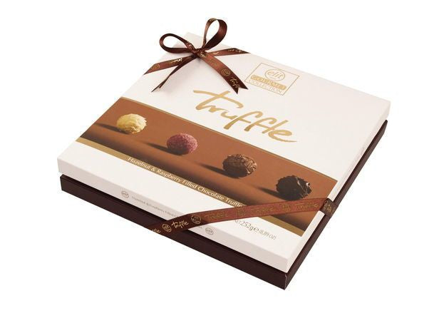 Elit Gourmet Hazelnut and Raspberry Filled Chocolate Truffles - 8.89 Ounces