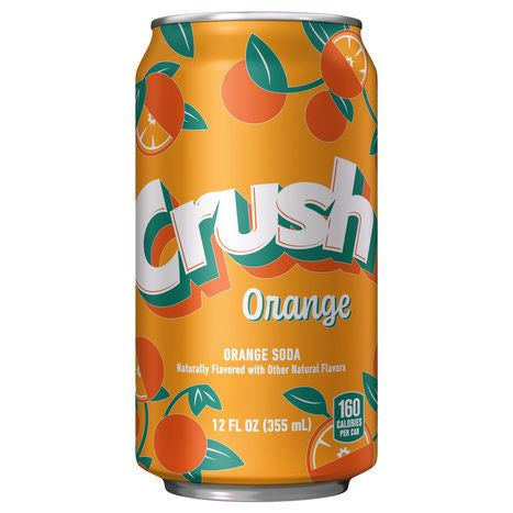 Crush Soda, Orange - 12 Fluid Ounces
