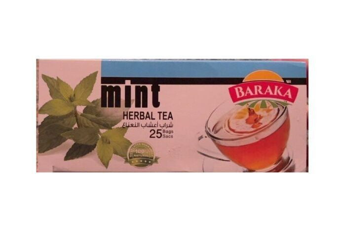 Baraka Herbal Tea, Mint - 25 Tea Bags