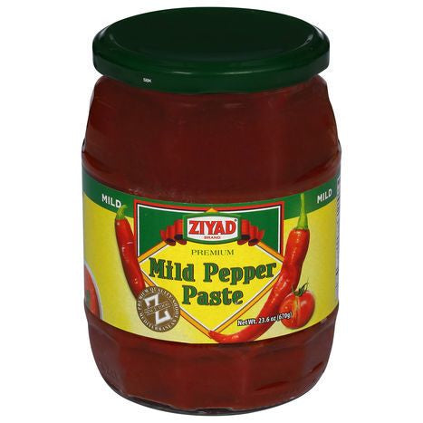 Ziyad Pepper Paste, Mild, Premium - 23.6 Ounces