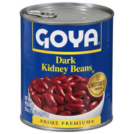 Goya Kidney Beans, Dark - 29 Ounces