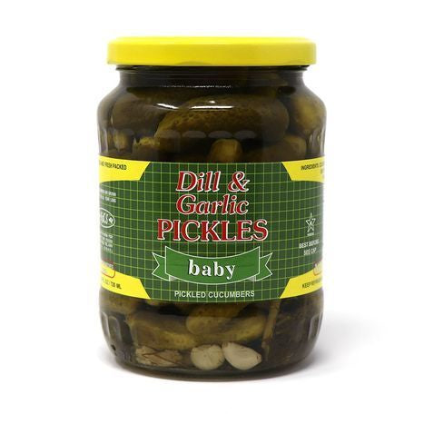 Baby Dill and Garlic Pickles - 720 Grams