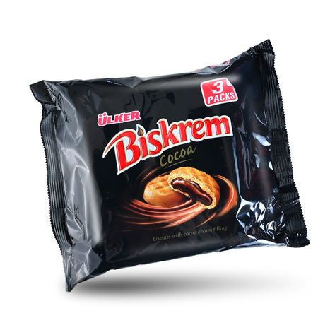 Ulker Biskrem Cocoa Biscuits 3 Packs 3x100g