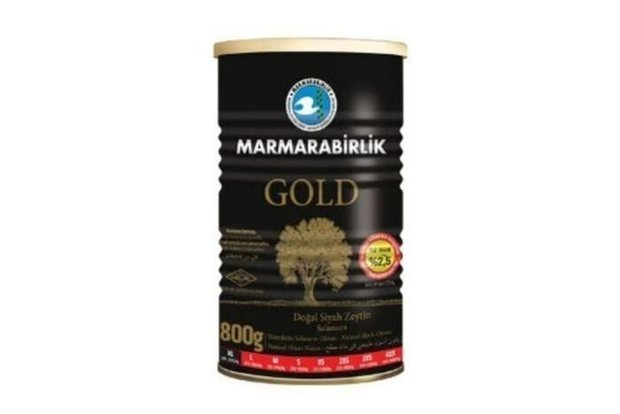 Marmarabirlik Black Olives Gold XL 2.5% Salty  - 800 Grams