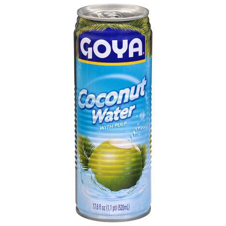 Goya Coconut Water, with Pulp - 17.6 Fluid Ounces