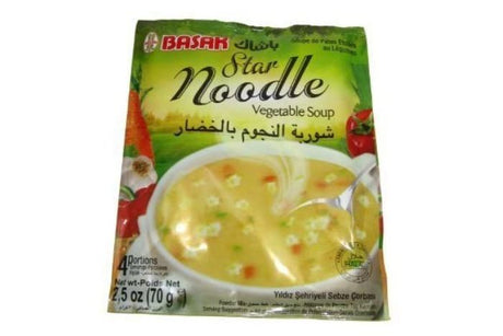 Basak Vegetable Star Noodle Soup - 75 Grams