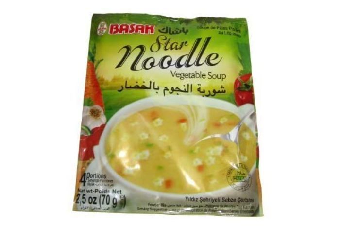 Basak Vegetable Star Noodle Soup - 75 Grams