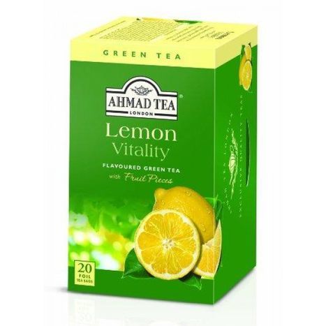 Ahmad Tea Green Tea, Lemon - 20 Tea Bags