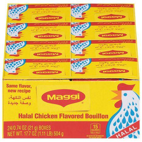 Maggi chicken-flavored bouillon, 24 x 0.74 oz