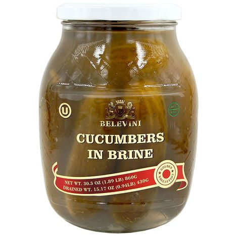 Belevini Cucumbers in Brine - 30.3 Ounces