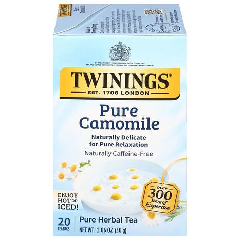 Twinings Herbal Tea, Pure Camomile, Bags - 20 Tea Bags