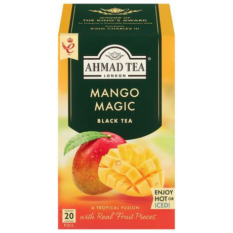 Ahmad Tea Tea Bags Mango Magic Black Tea - 20 x 2 Gram Bags