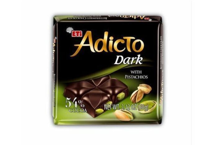 Eti Adicto Dark Chocolate with Pistachio - 2.12 Ounces