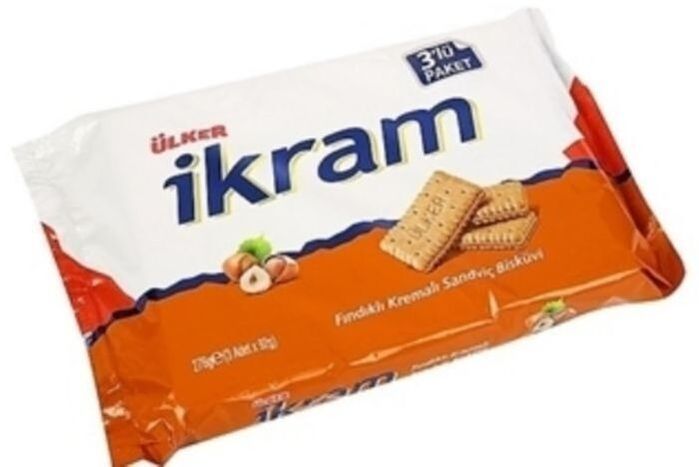 Ulker Ikram Biscuit with Hazelnut - 252 Grams