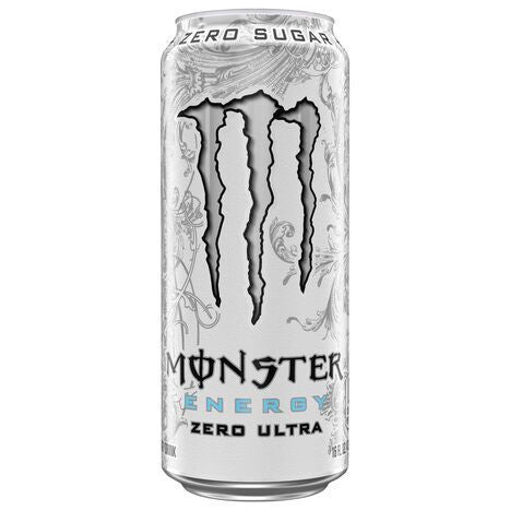 Monster Zero Sugar Zero Ultra Energy Drink - 16 Fluid Ounces