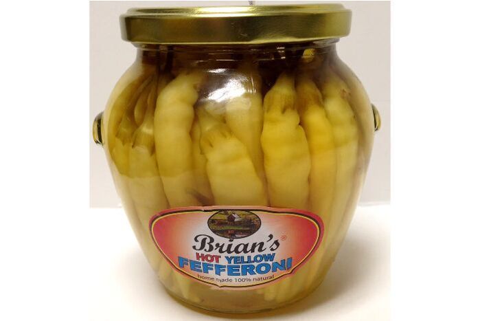 Brian's Hot Yellow Fefferoni - 19 Ounces