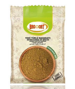 Bağdat Yedi Türlü Baharat seven kinds of spices blend, 1 kg pack, front view