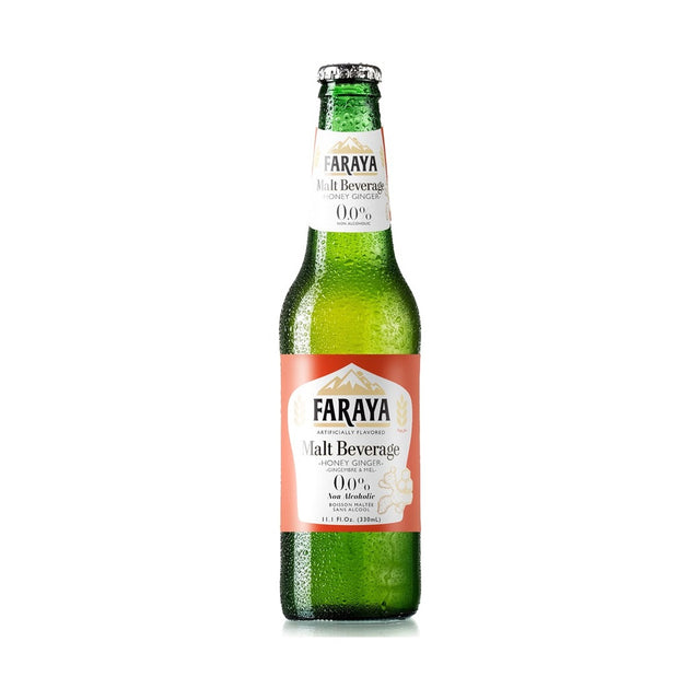 Faraya Honey Ginger Malt Drink 330 ml - front of pack