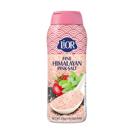 Fine Himalayan pink salt, shaker, 17.6 oz