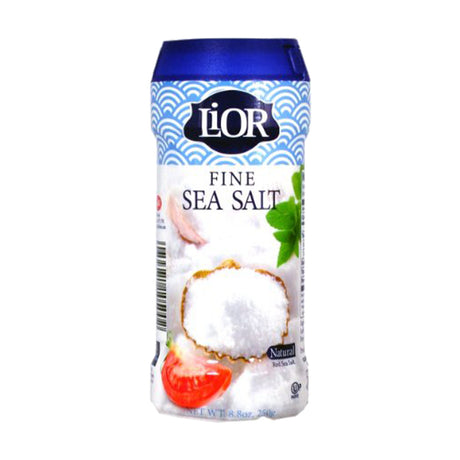 Fine sea salt, small table shaker, 8.8 oz